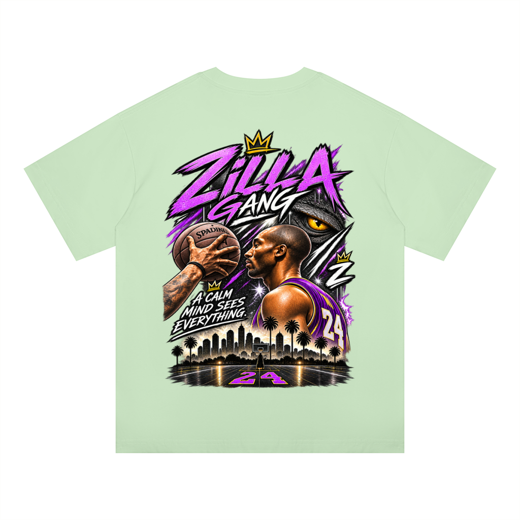 Zilla24 Basic: Unisex Oversized Drop Shoulder T-Shirt