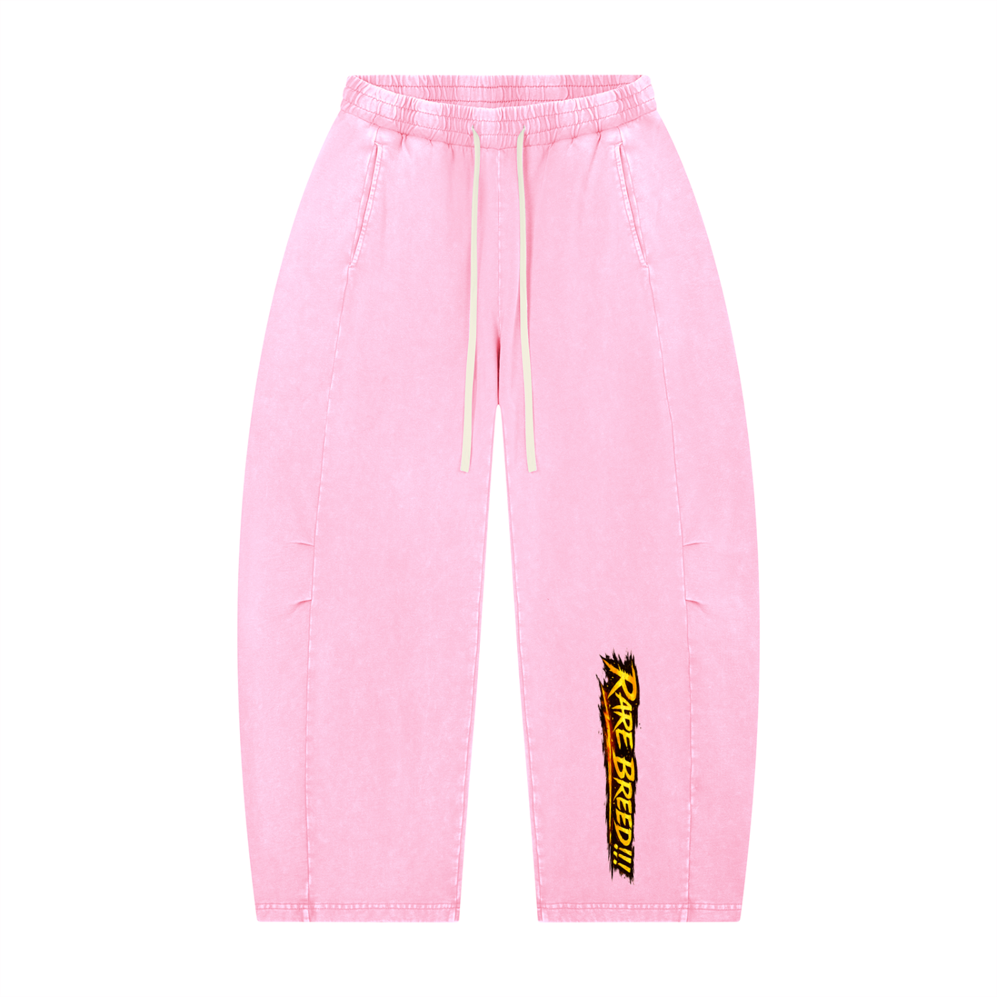 Unisex Mineral Wash Barrel Leg Pants