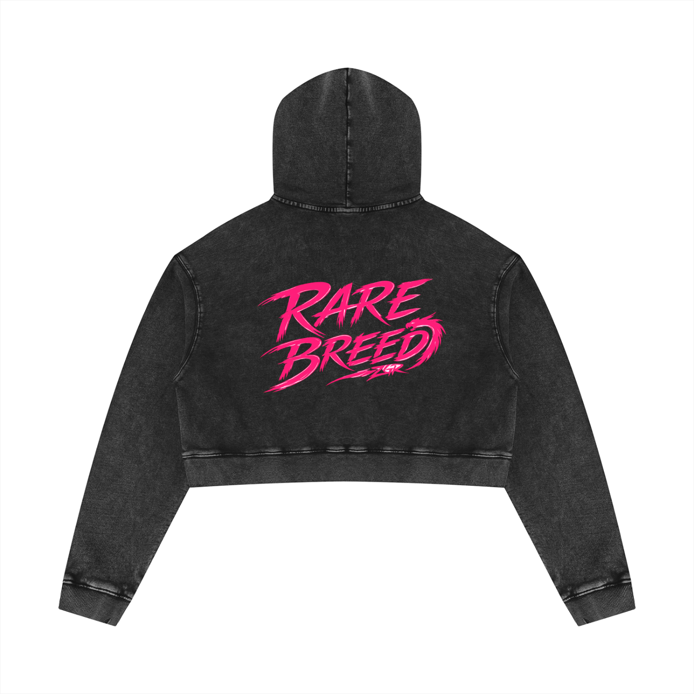 Women’s Mineral Washed Crop Hoodie