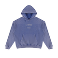 Unisex Mineral Wash Distressed Hoodie
