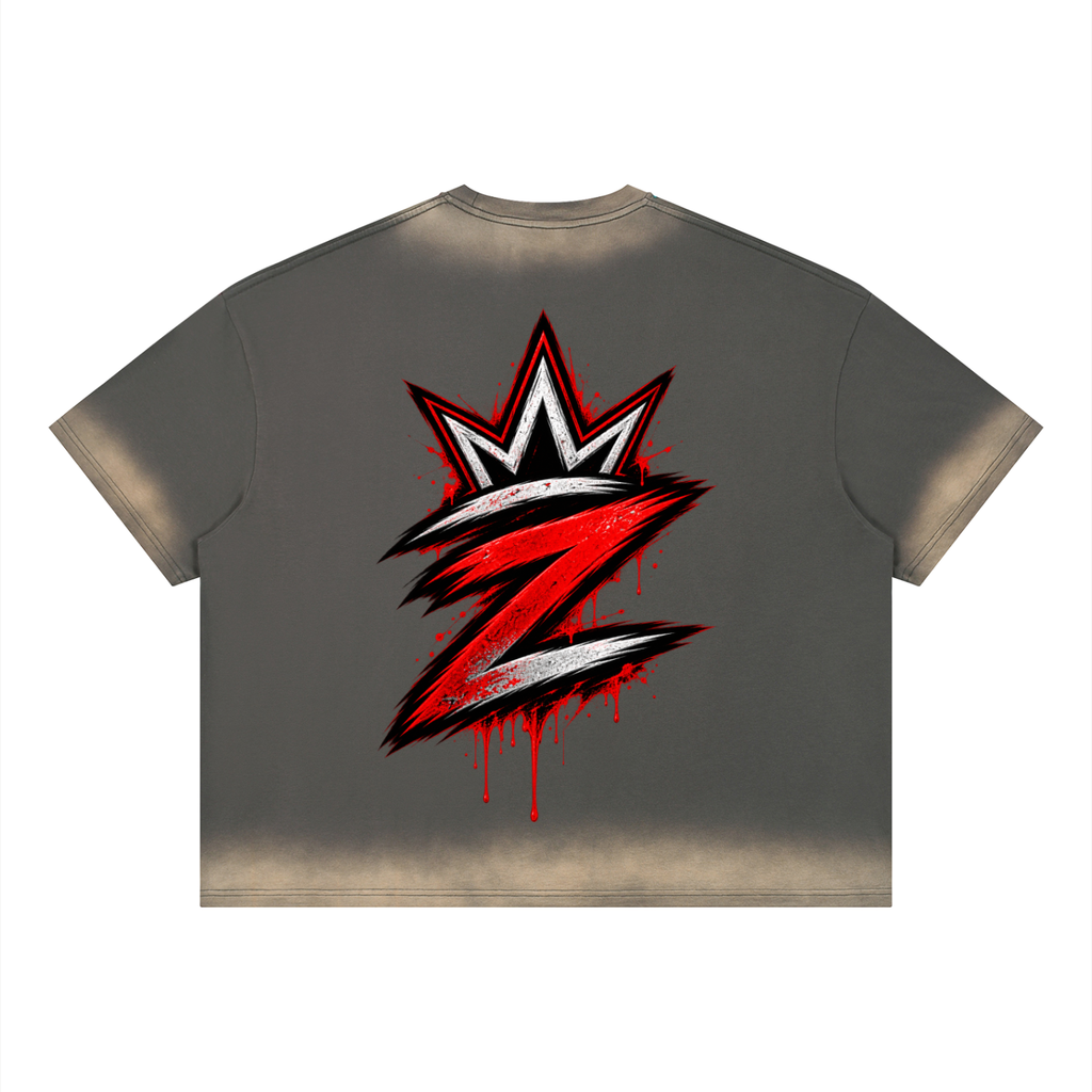 Unisex Boxy Sunfade Vintage Wash T-Shirt