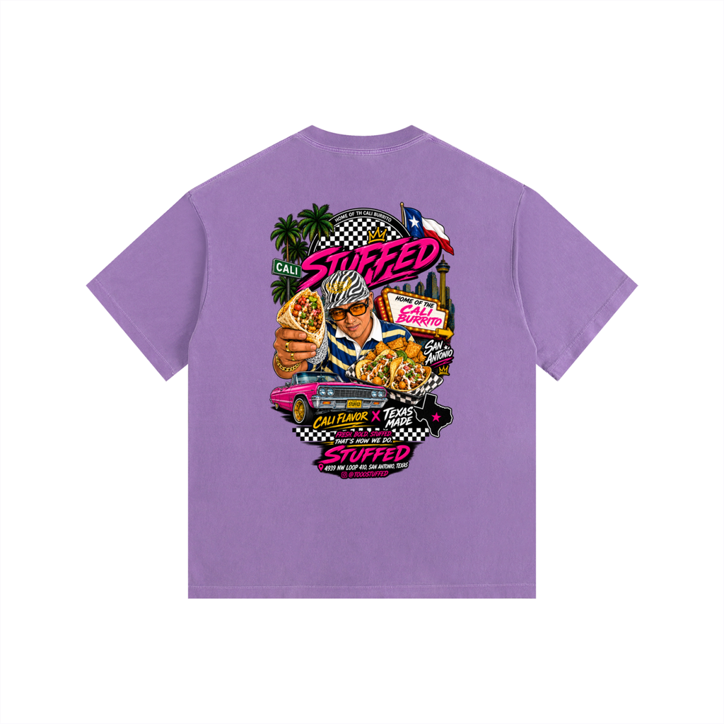 Stuffed Promo: Vintage Washed Oversized Cotton T-Shirt