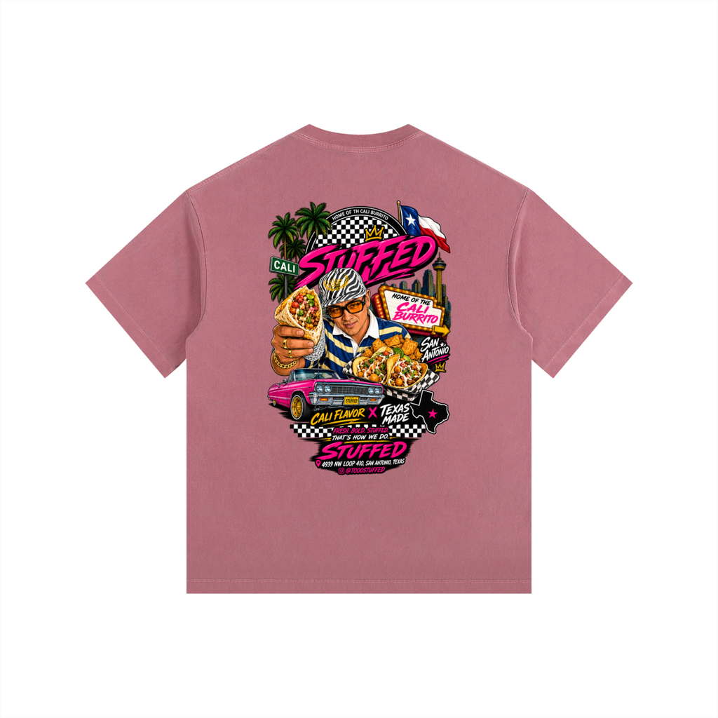 Stuffed Promo: Vintage Washed Oversized Cotton T-Shirt
