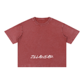 Mineral Wash Boxy Cotton T-Shirt