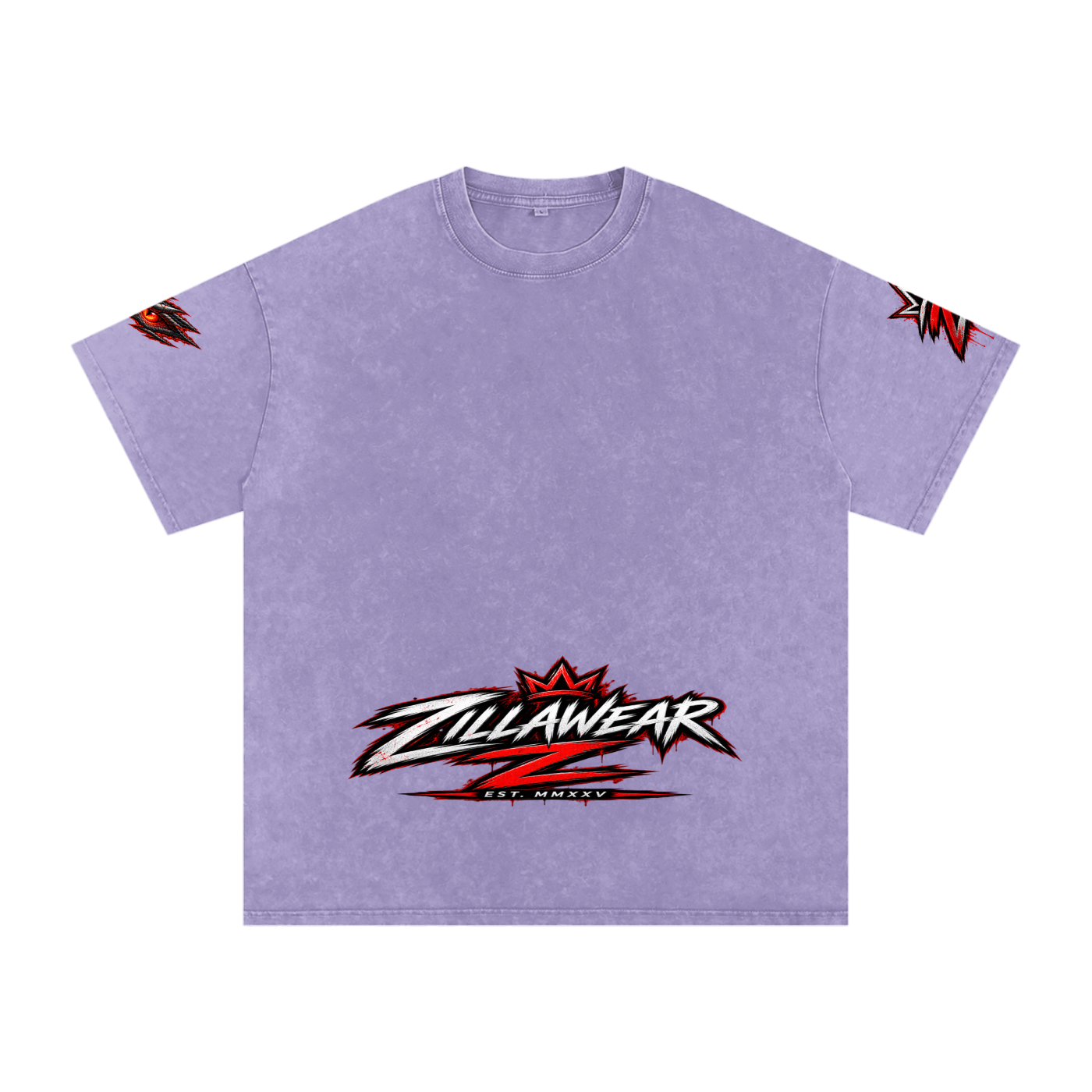 Never Harmless: Snow Washed Oversized Cotton T-Shirt