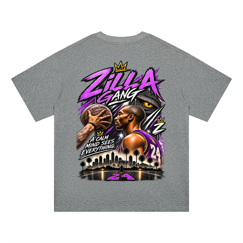 Zilla24 Basic: Unisex Oversized Drop Shoulder T-Shirt