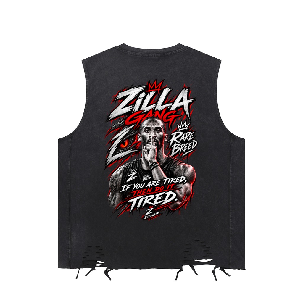 Snow Washed Raw-Hem Tank Top