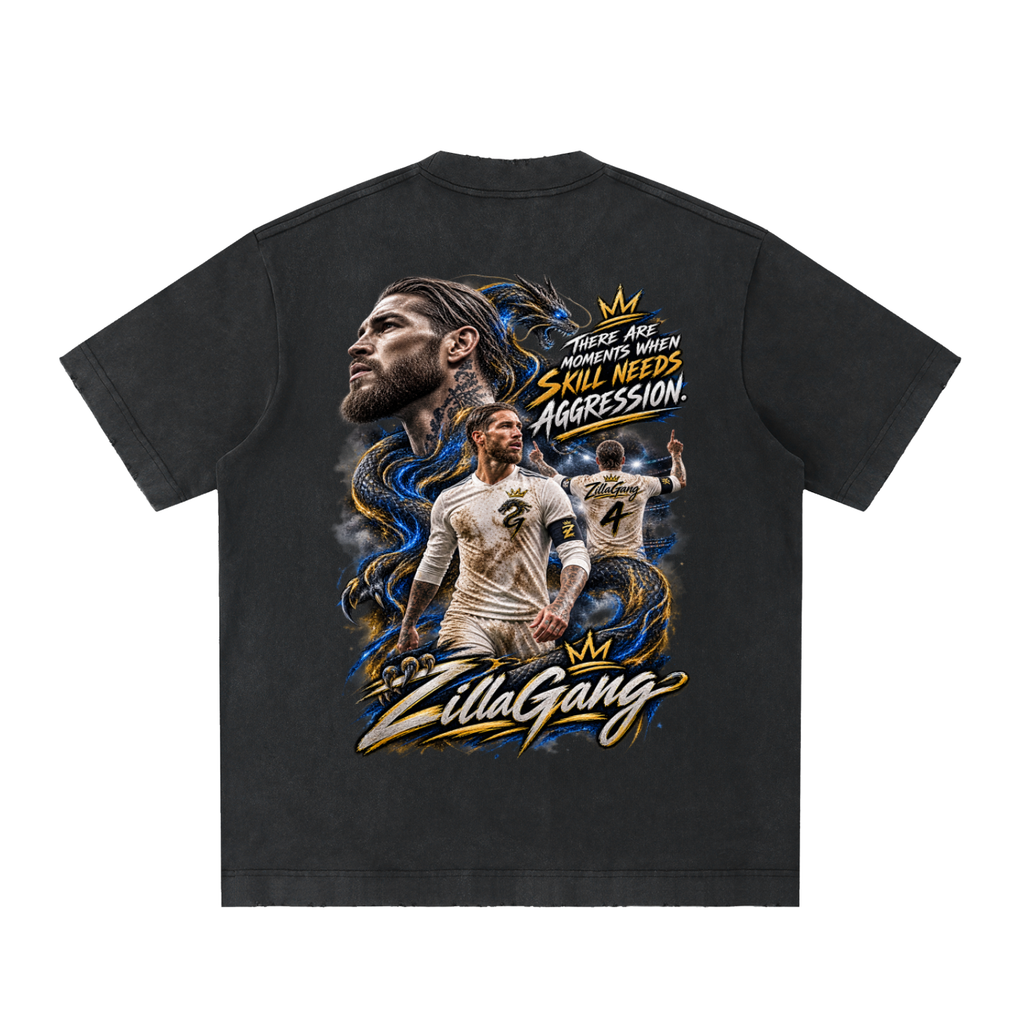 Exclusive Serg24: Heavyweight Vintage Washed Frayed T-Shirt