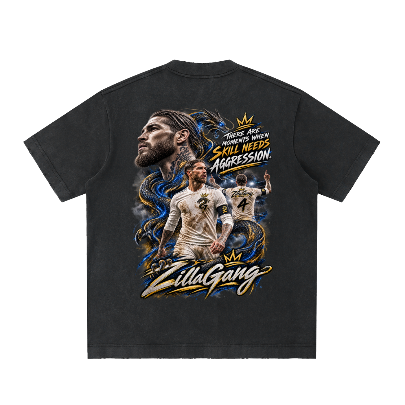 Exclusive Serg24: Heavyweight Vintage Washed Frayed T-Shirt
