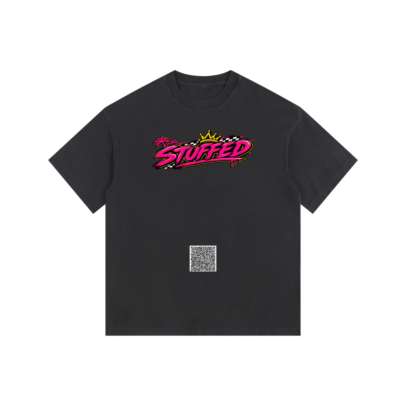 Stuffed Promo: Vintage Washed Oversized Cotton T-Shirt