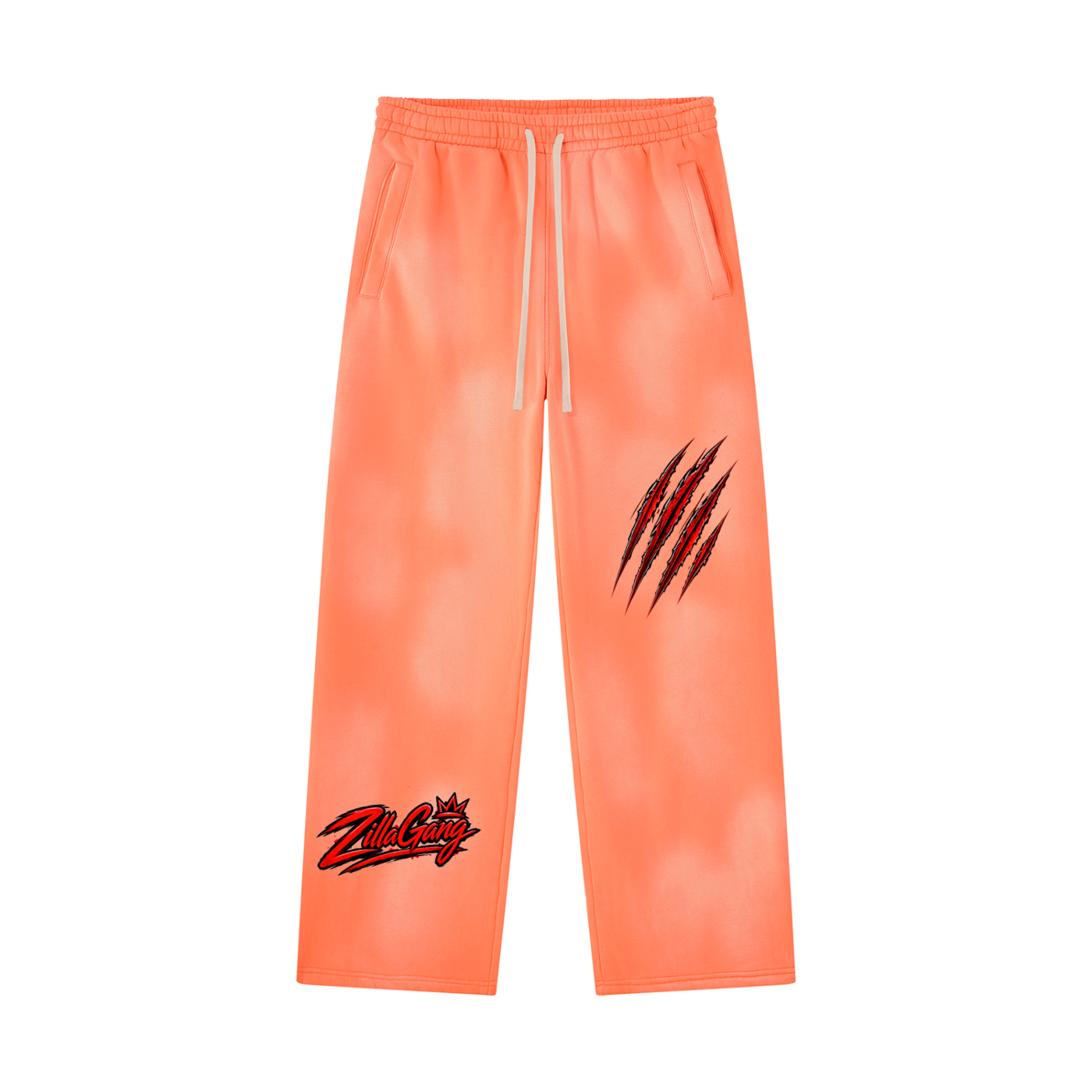 Unisex Sunfade Wide Leg Fleece Sweatpants