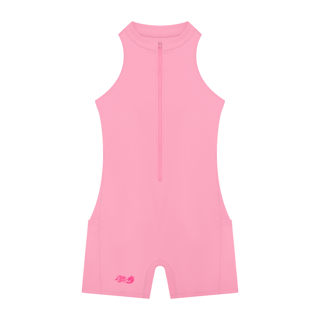 Women’s Quarter-Zip Yoga Romper