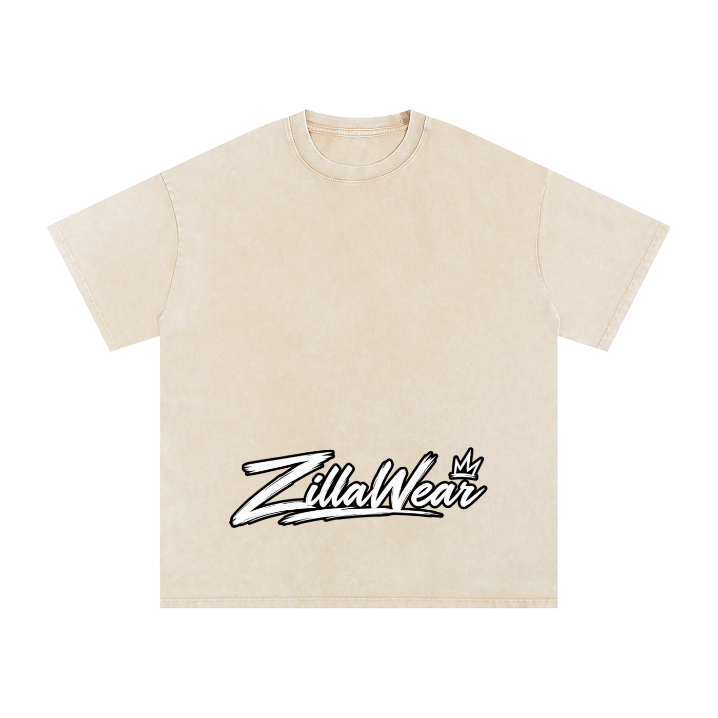 Zilla24 Exclusive Snow Washed Oversized Cotton T-Shirt
