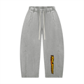 Unisex Mineral Wash Barrel Leg Pants