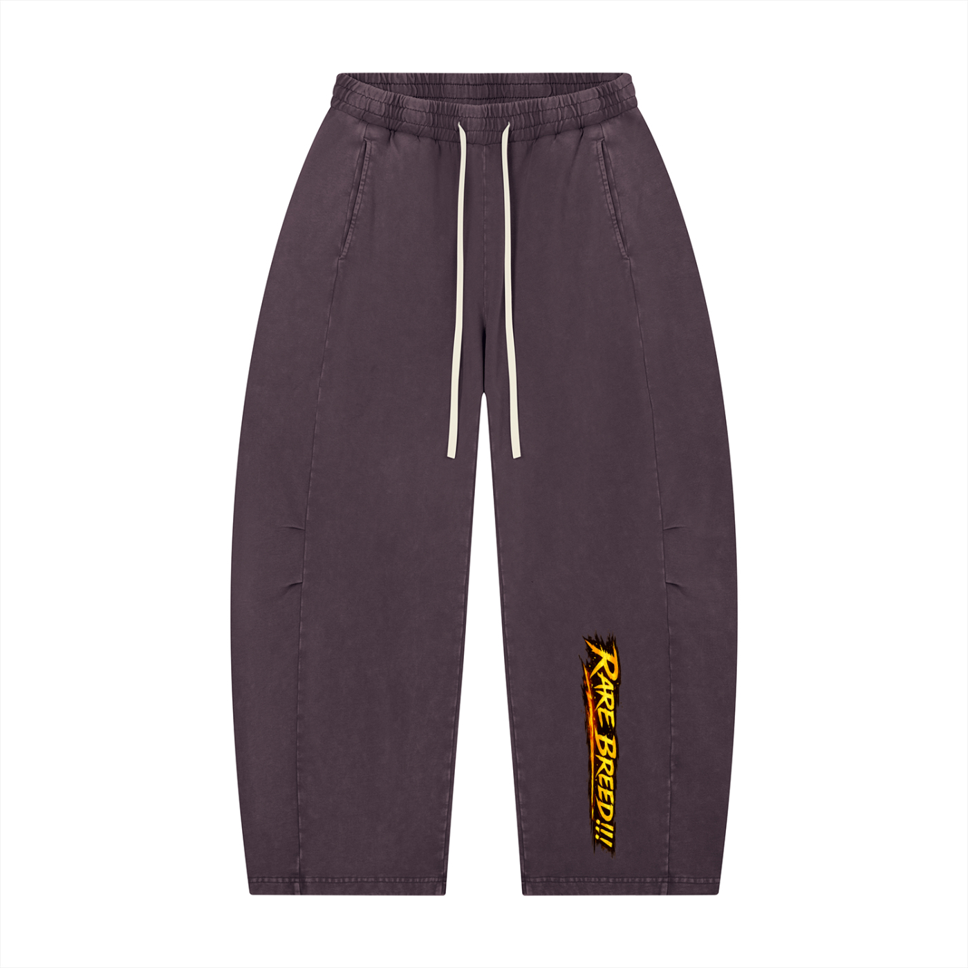 Unisex Mineral Wash Barrel Leg Pants