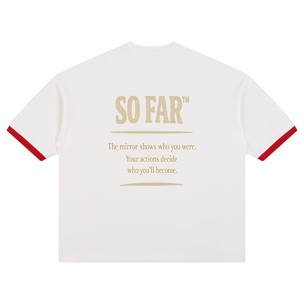 Unisex Color Block Drop Shoulder T-Shirt