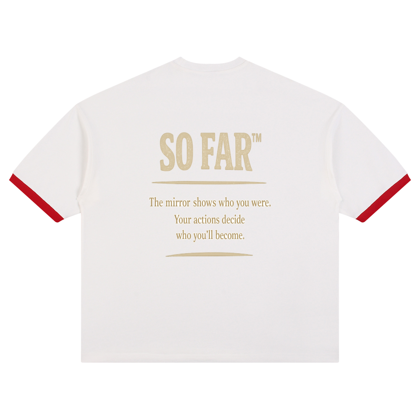 Unisex Color Block Drop Shoulder T-Shirt