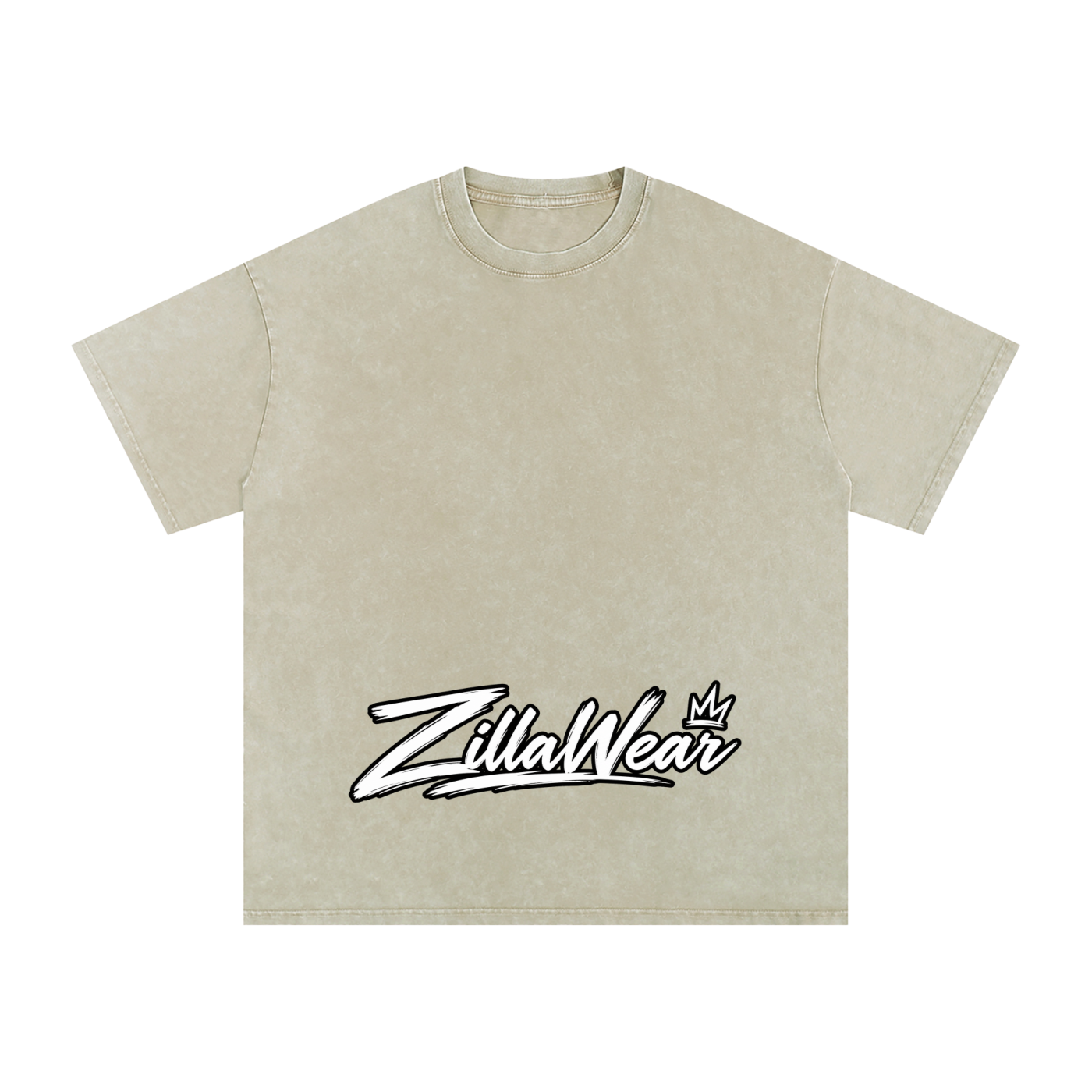 Zilla24 Exclusive Snow Washed Oversized Cotton T-Shirt