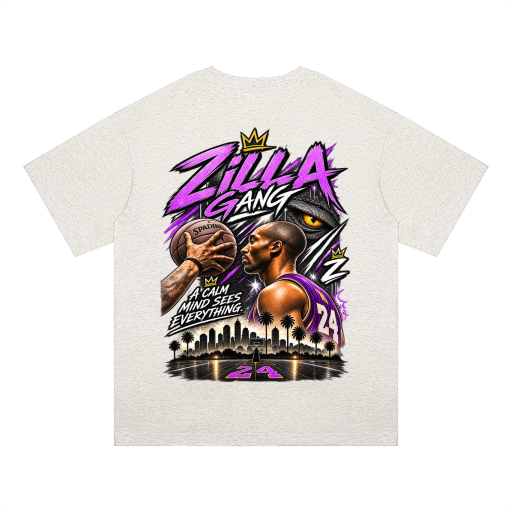 Zilla24 Basic: Unisex Oversized Drop Shoulder T-Shirt