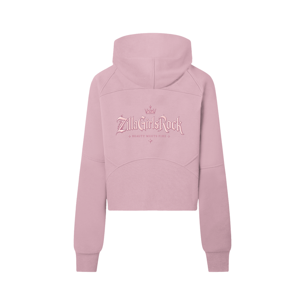 Cropped Half-Zip Hoodie
