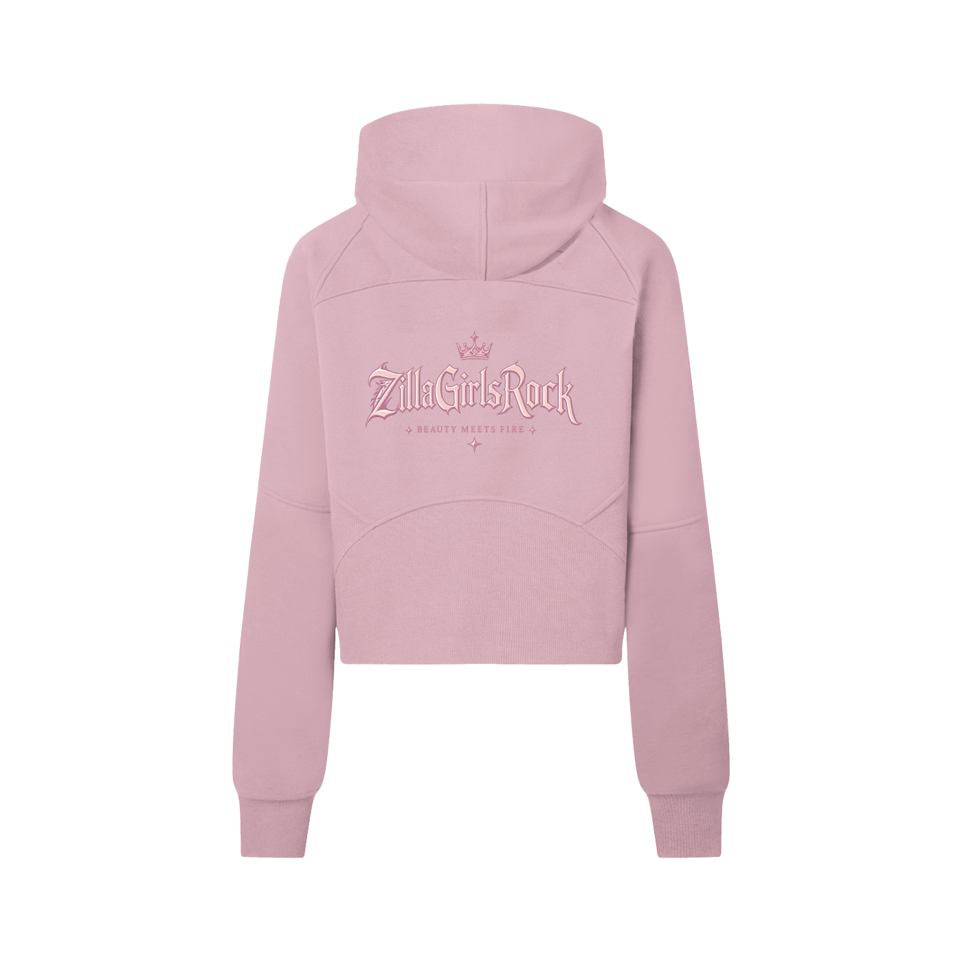Cropped Half-Zip Hoodie