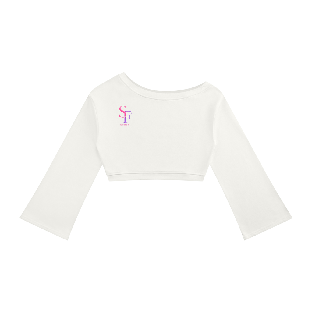 Women's Off-Shoulder Sweatshirt