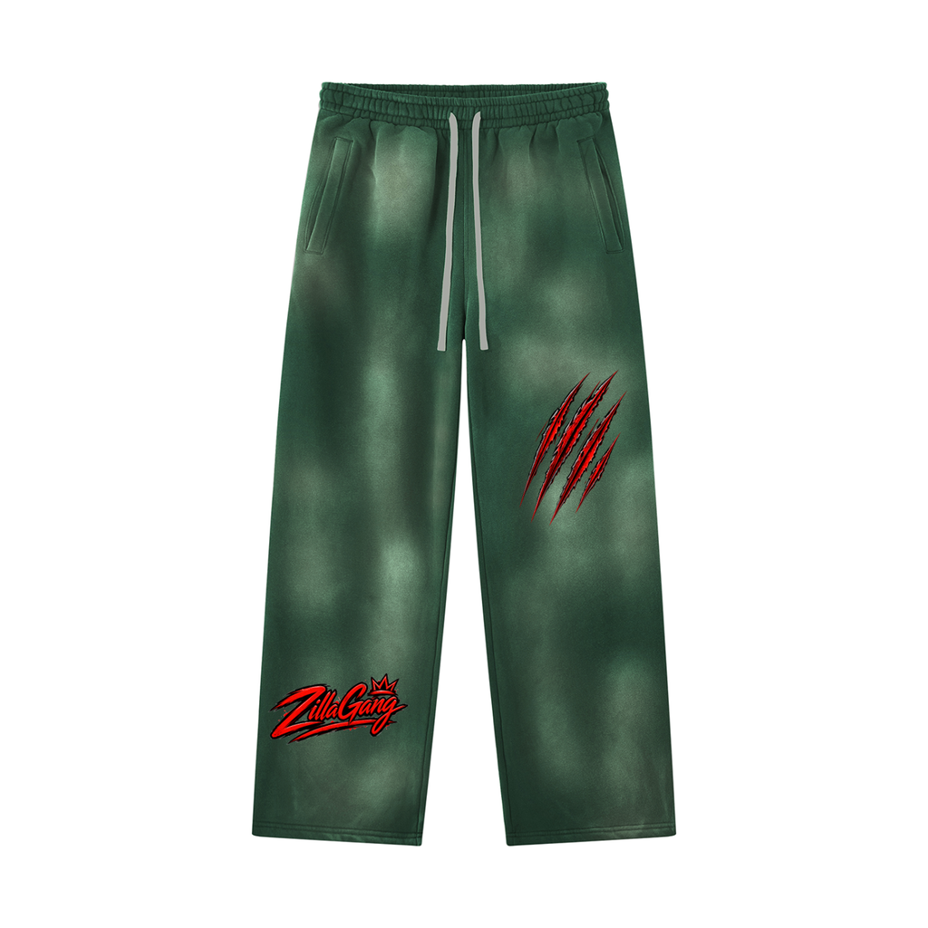 Unisex Sunfade Wide Leg Fleece Sweatpants