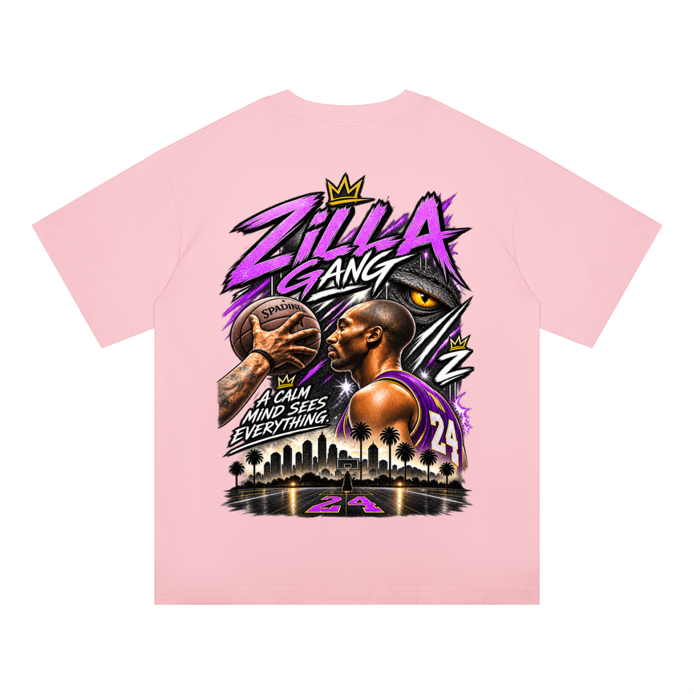 Zilla24 Basic: Unisex Oversized Drop Shoulder T-Shirt