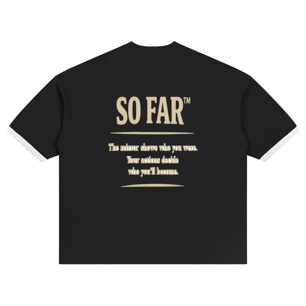 Unisex Color Block Drop Shoulder T-Shirt