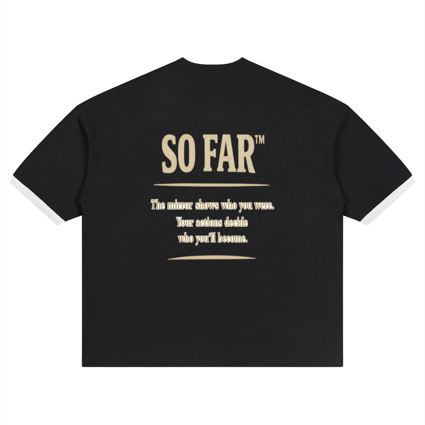 Unisex Color Block Drop Shoulder T-Shirt