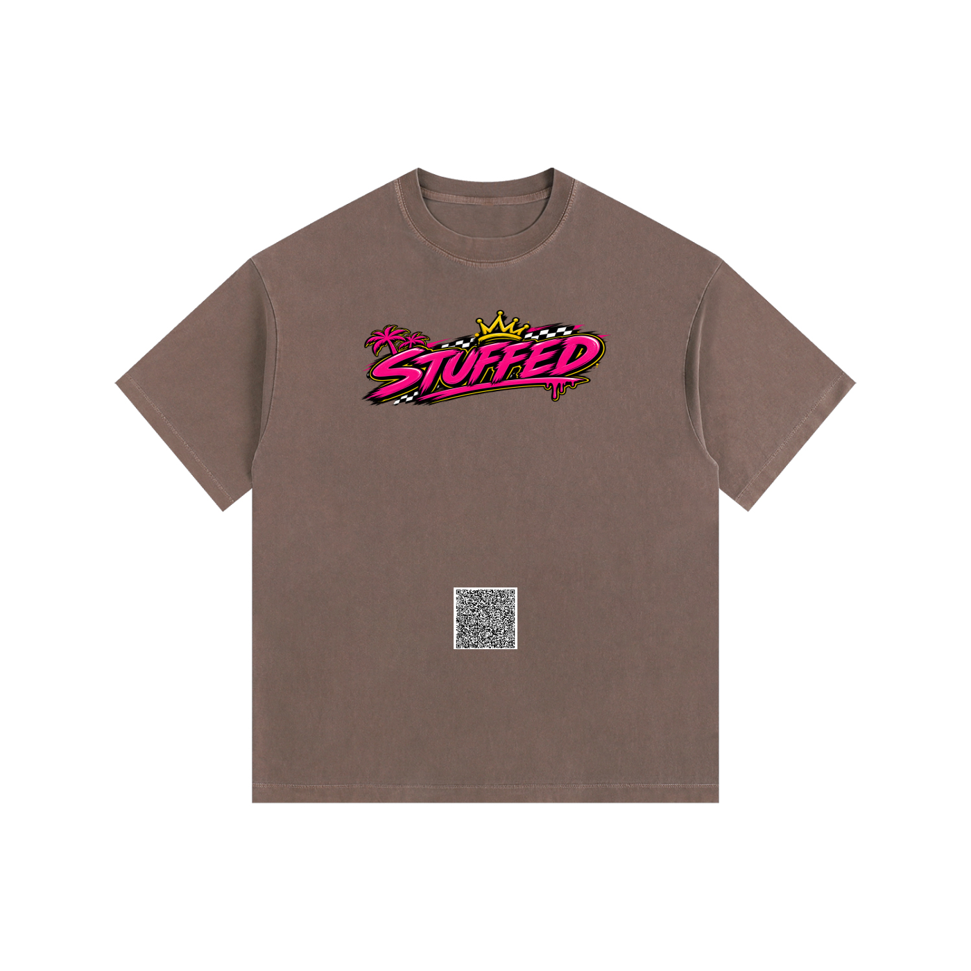 Stuffed Promo: Vintage Washed Oversized Cotton T-Shirt