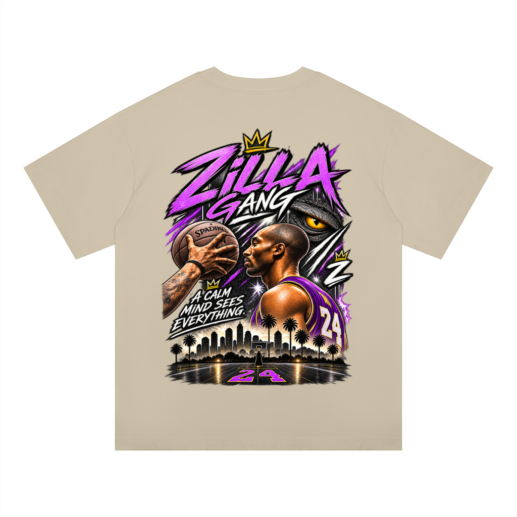 Zilla24 Basic: Unisex Oversized Drop Shoulder T-Shirt