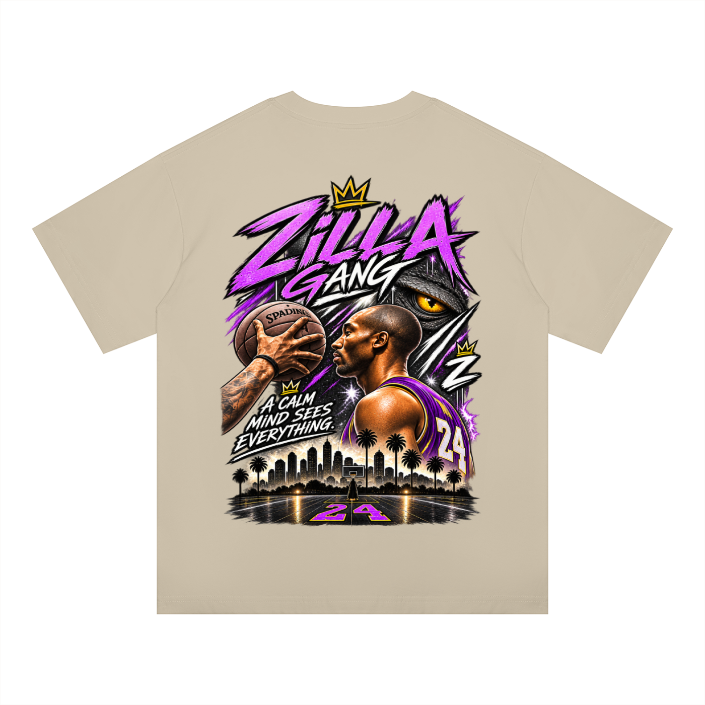 Zilla24 Basic: Unisex Oversized Drop Shoulder T-Shirt