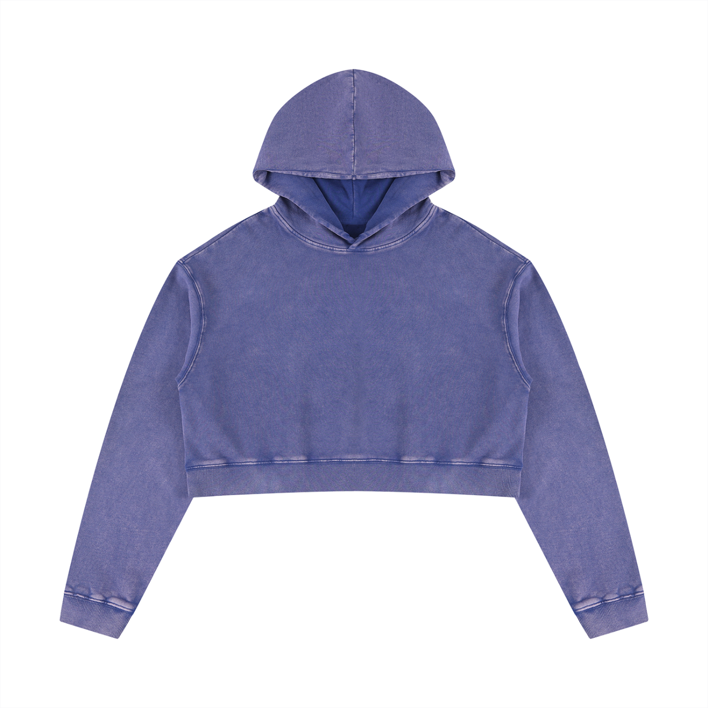 Women’s Mineral Washed Crop Hoodie