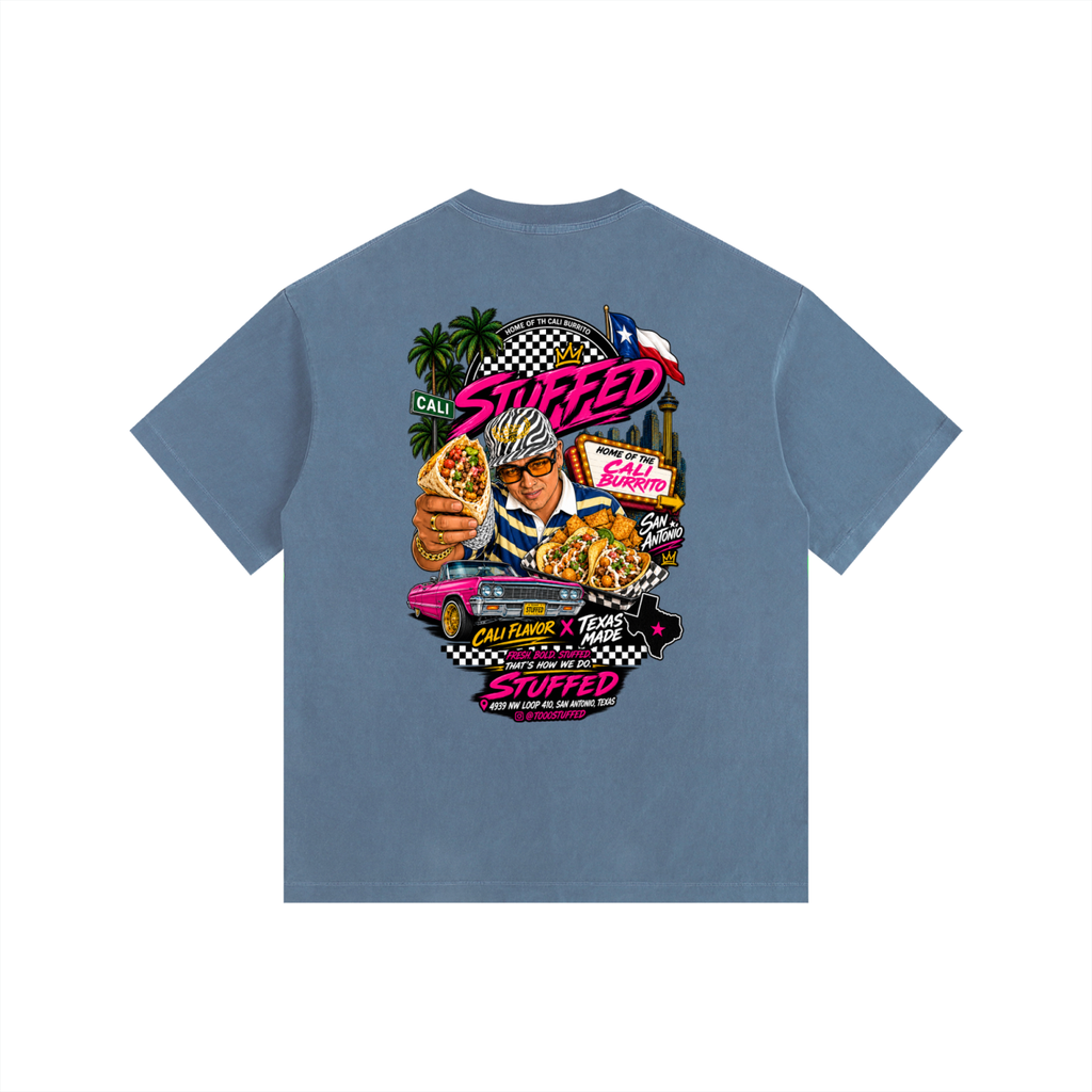Stuffed Promo: Vintage Washed Oversized Cotton T-Shirt