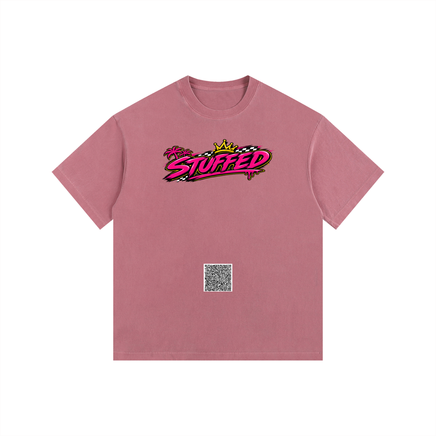 Stuffed Promo: Vintage Washed Oversized Cotton T-Shirt