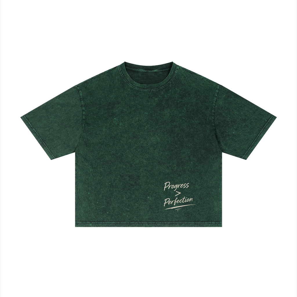 Unisex Mineral Wash Boxy T-Shirt