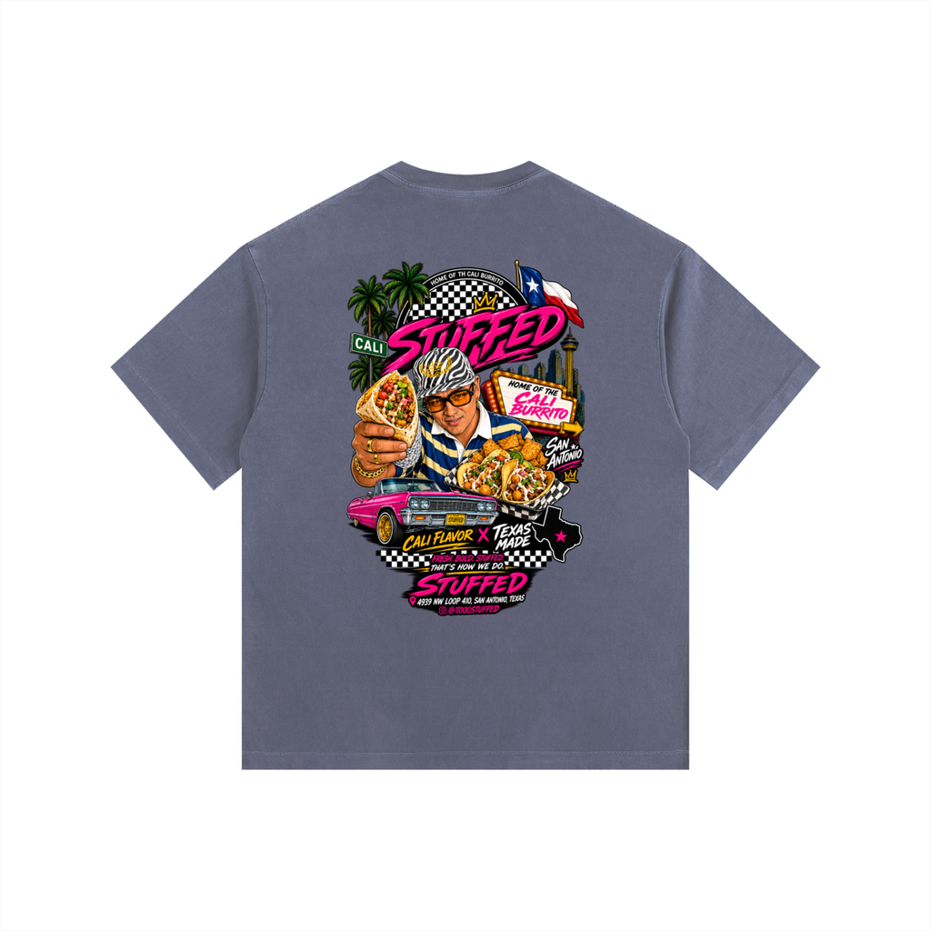 Stuffed Promo: Vintage Washed Oversized Cotton T-Shirt