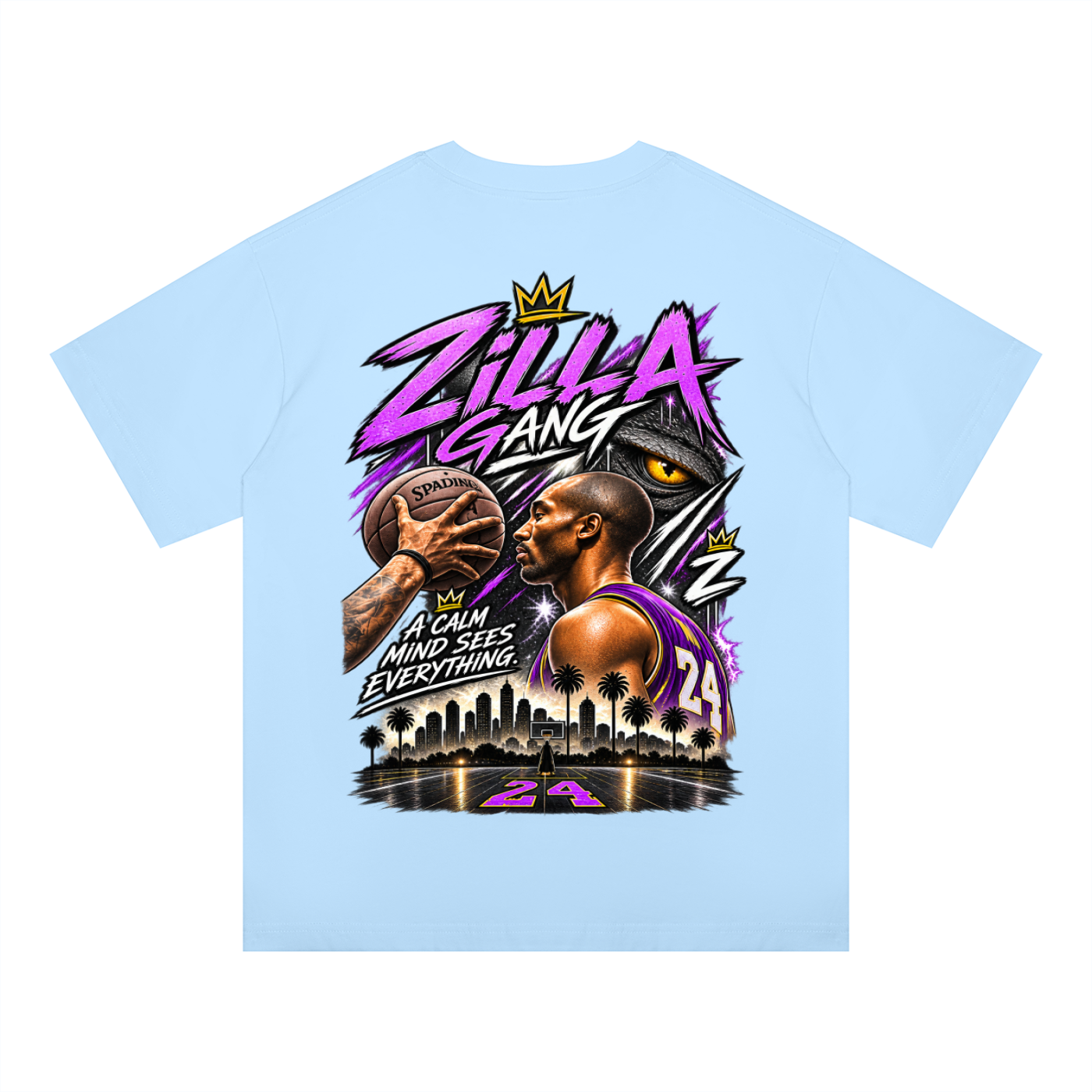 Zilla24 Basic: Unisex Oversized Drop Shoulder T-Shirt