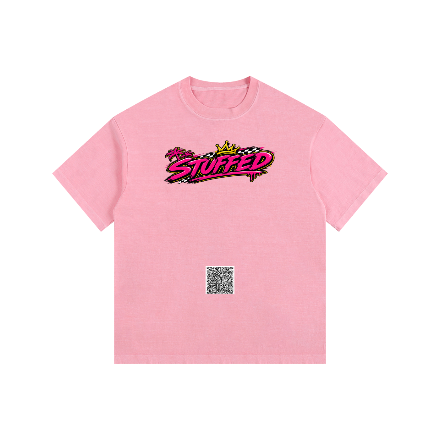 Stuffed Promo: Vintage Washed Oversized Cotton T-Shirt