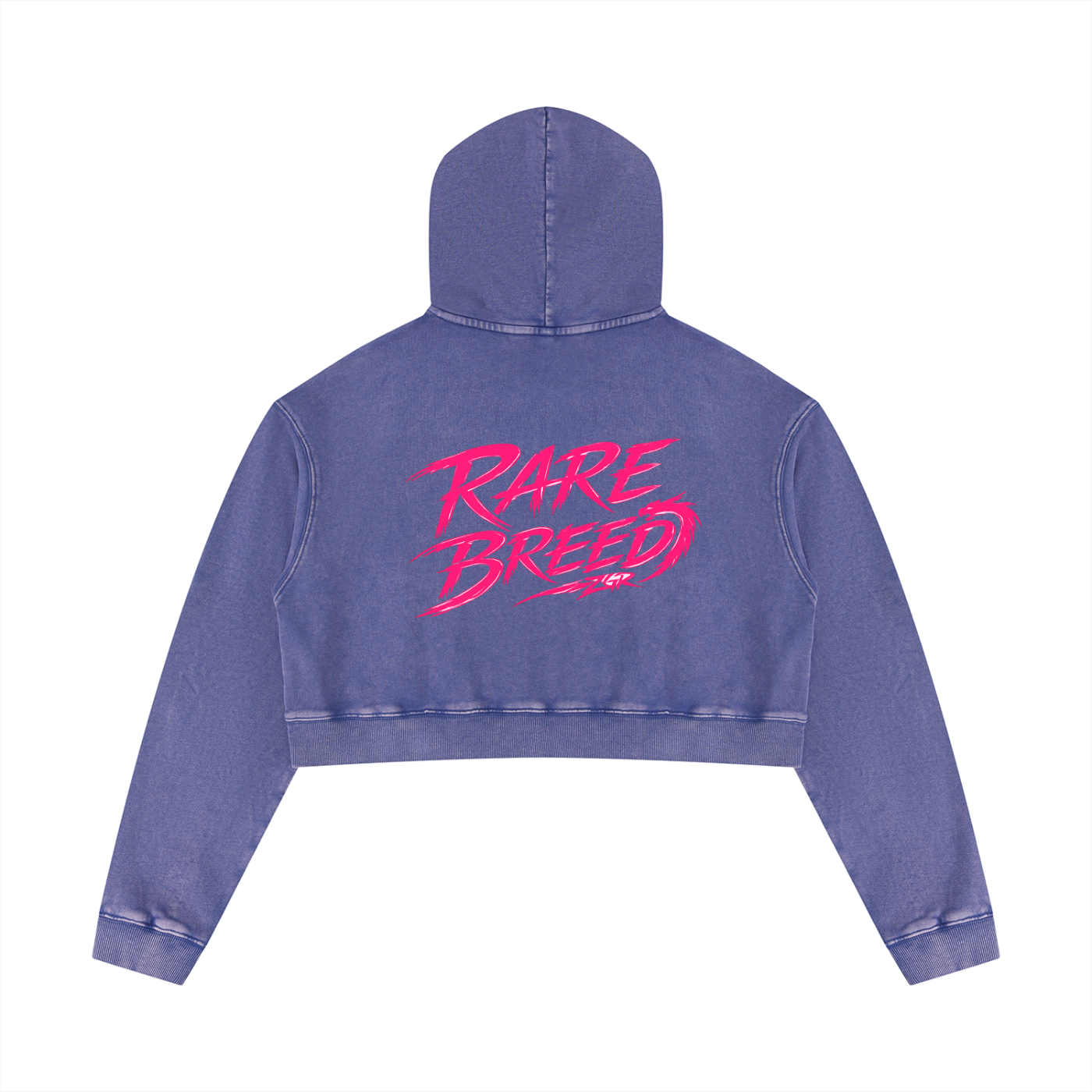 Women’s Mineral Washed Crop Hoodie