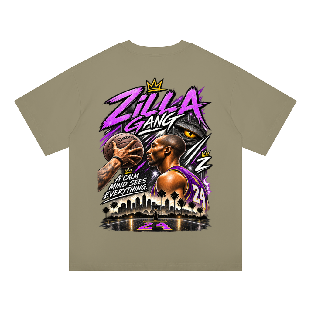 Zilla24 Basic: Unisex Oversized Drop Shoulder T-Shirt