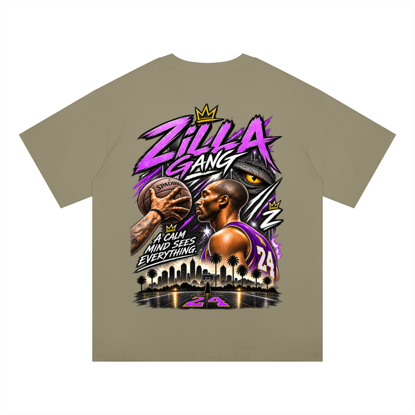 Zilla24 Basic: Unisex Oversized Drop Shoulder T-Shirt