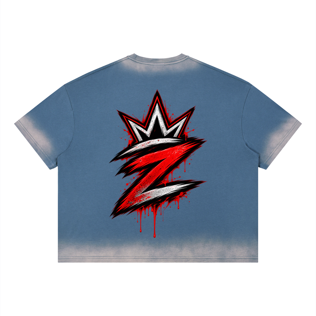 Unisex Boxy Sunfade Vintage Wash T-Shirt