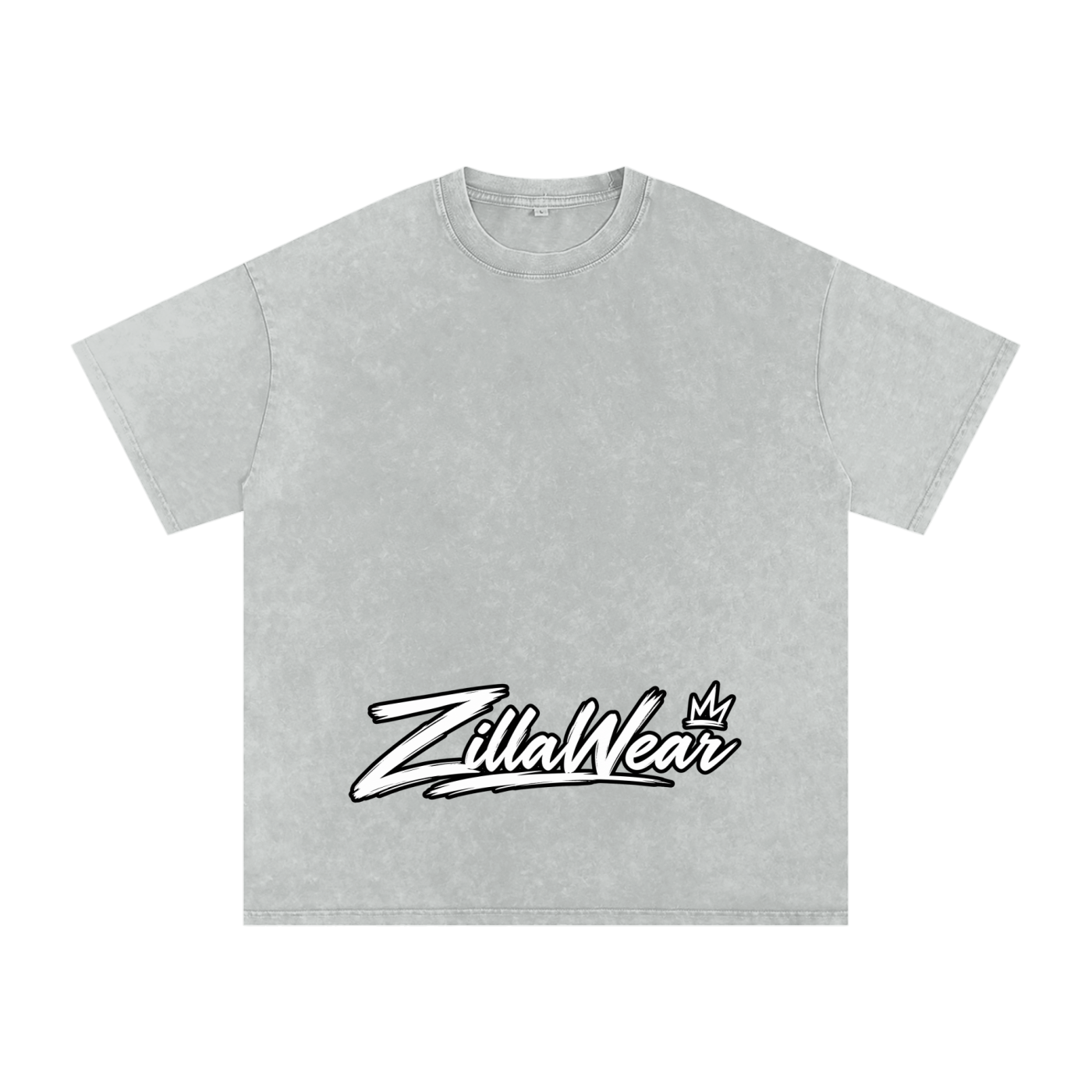Zilla24 Exclusive Snow Washed Oversized Cotton T-Shirt