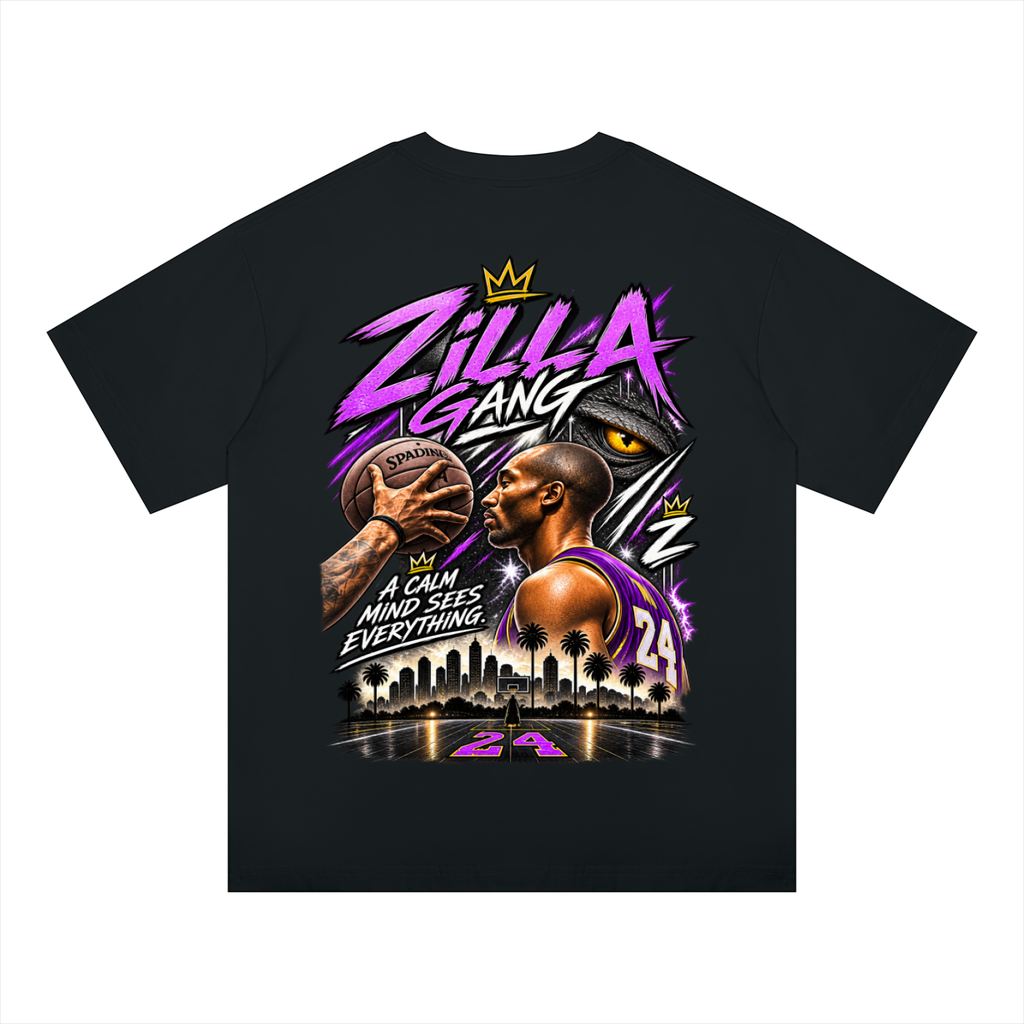 Zilla24 Basic: Unisex Oversized Drop Shoulder T-Shirt