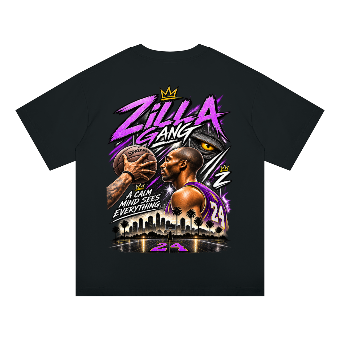 Zilla24 Basic: Unisex Oversized Drop Shoulder T-Shirt