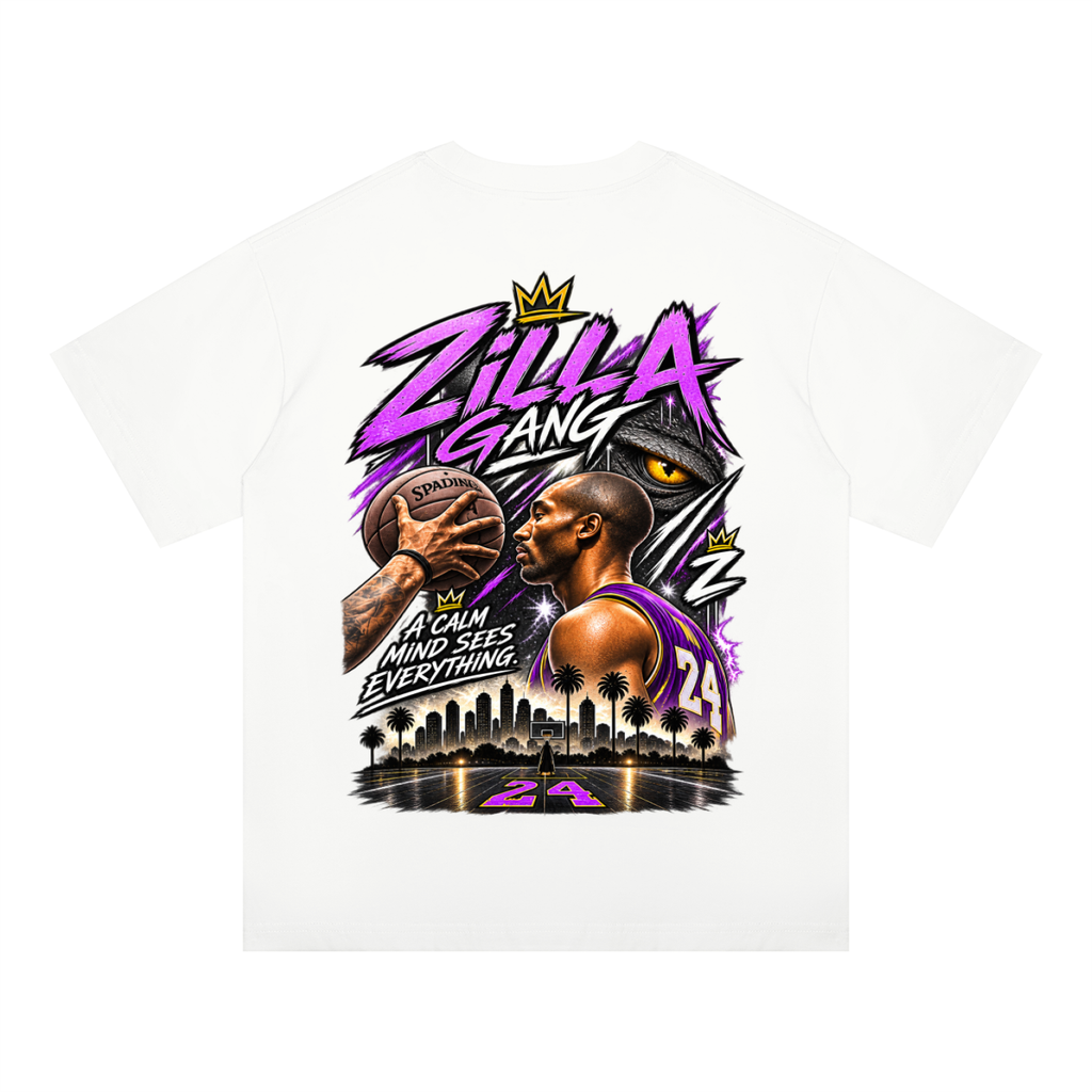 Zilla24 Basic: Unisex Oversized Drop Shoulder T-Shirt