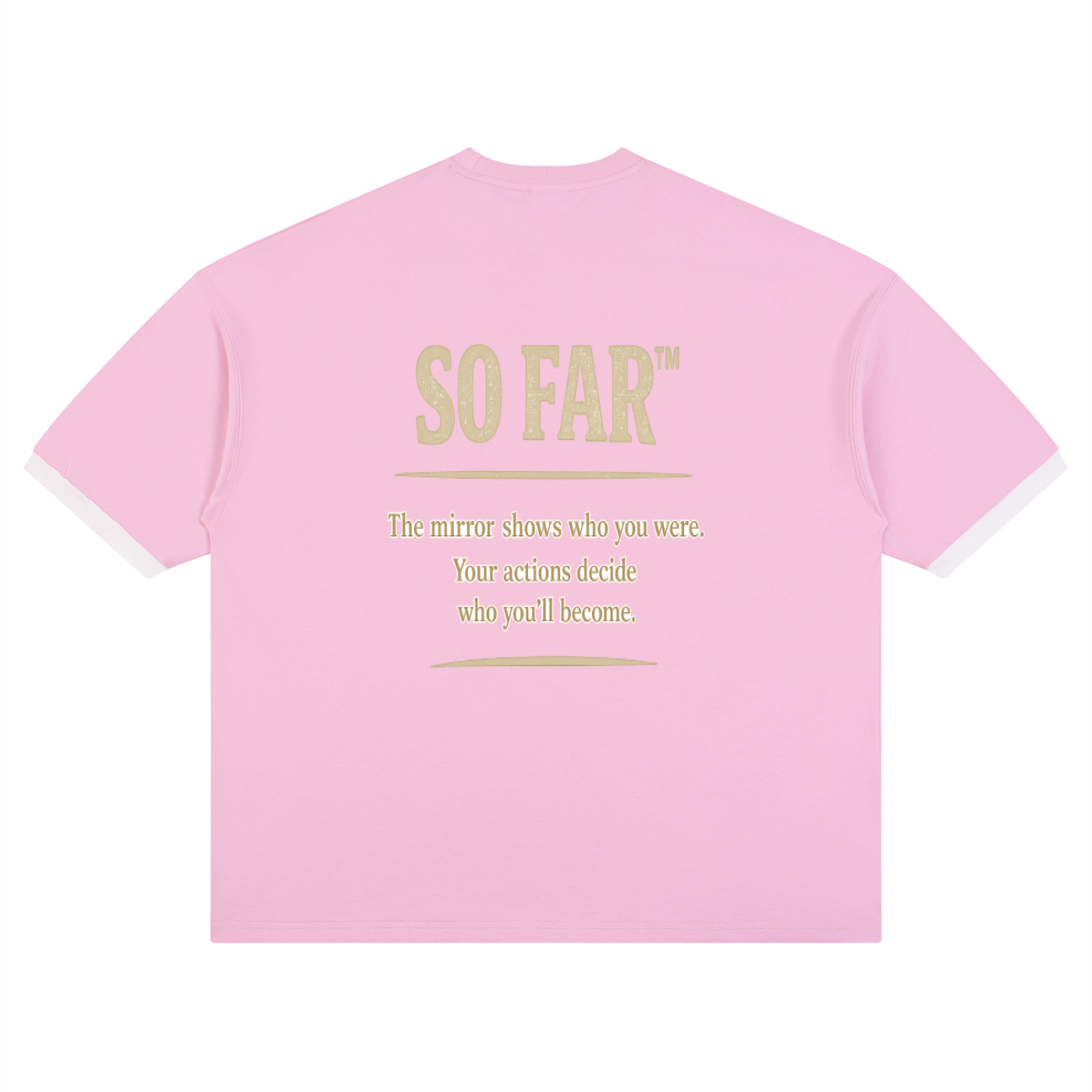 Unisex Color Block Drop Shoulder T-Shirt