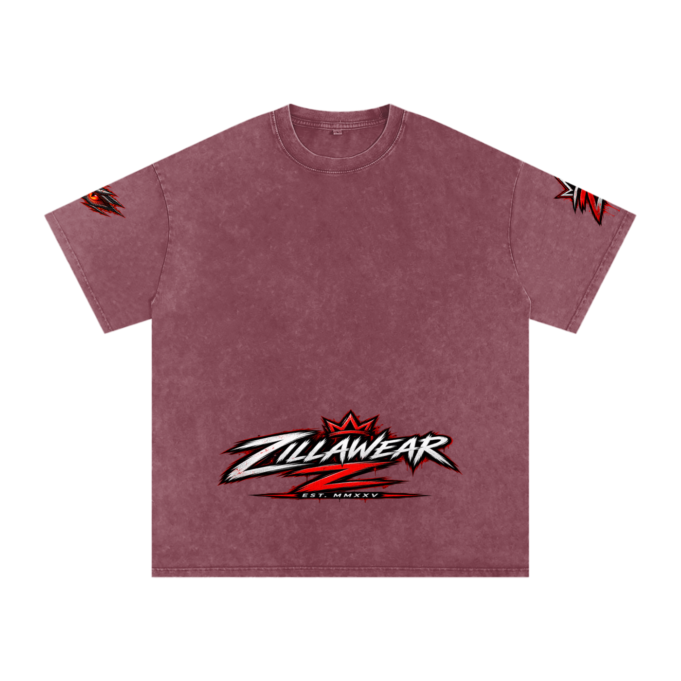 Never Harmless: Snow Washed Oversized Cotton T-Shirt